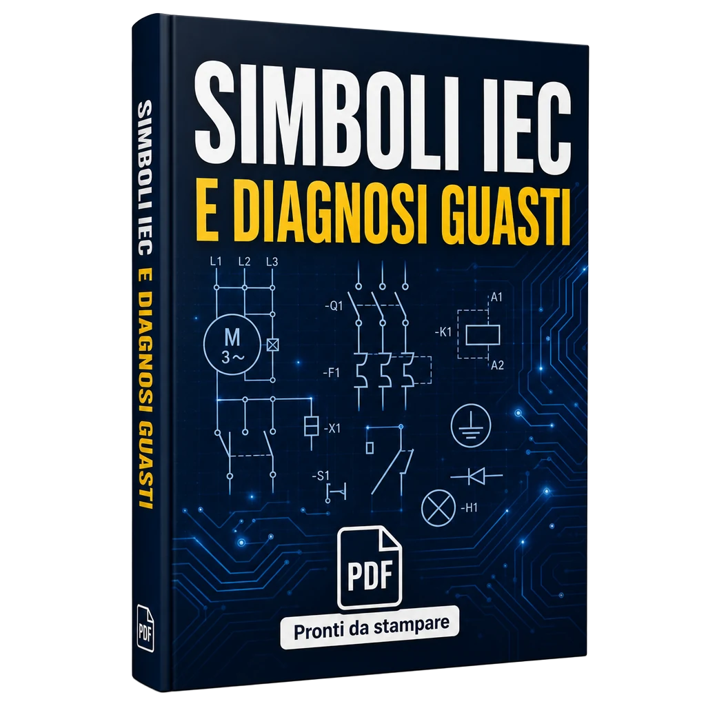 Copertina del bonus: Simboli IEC e Diagnosi Guasti